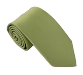 Fern Green Satin Wedding Tie
